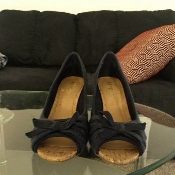 Blue Wedges - Picture 2 of 2